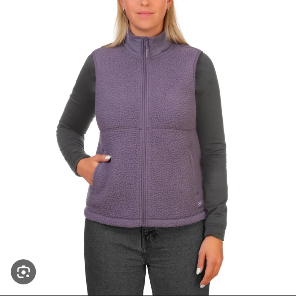 O'Neill Women's Purple Fleece Sherpa Vest